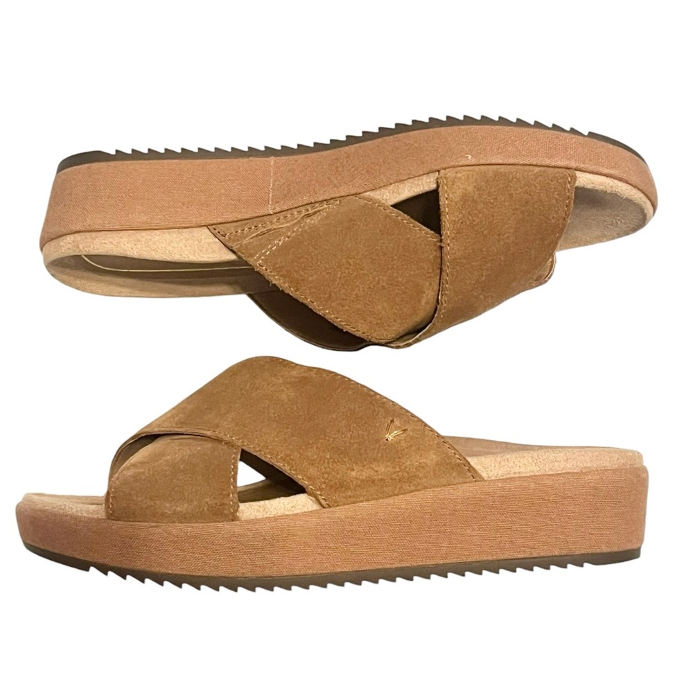 Vionic Hayden Suede Platform Slides - image 6